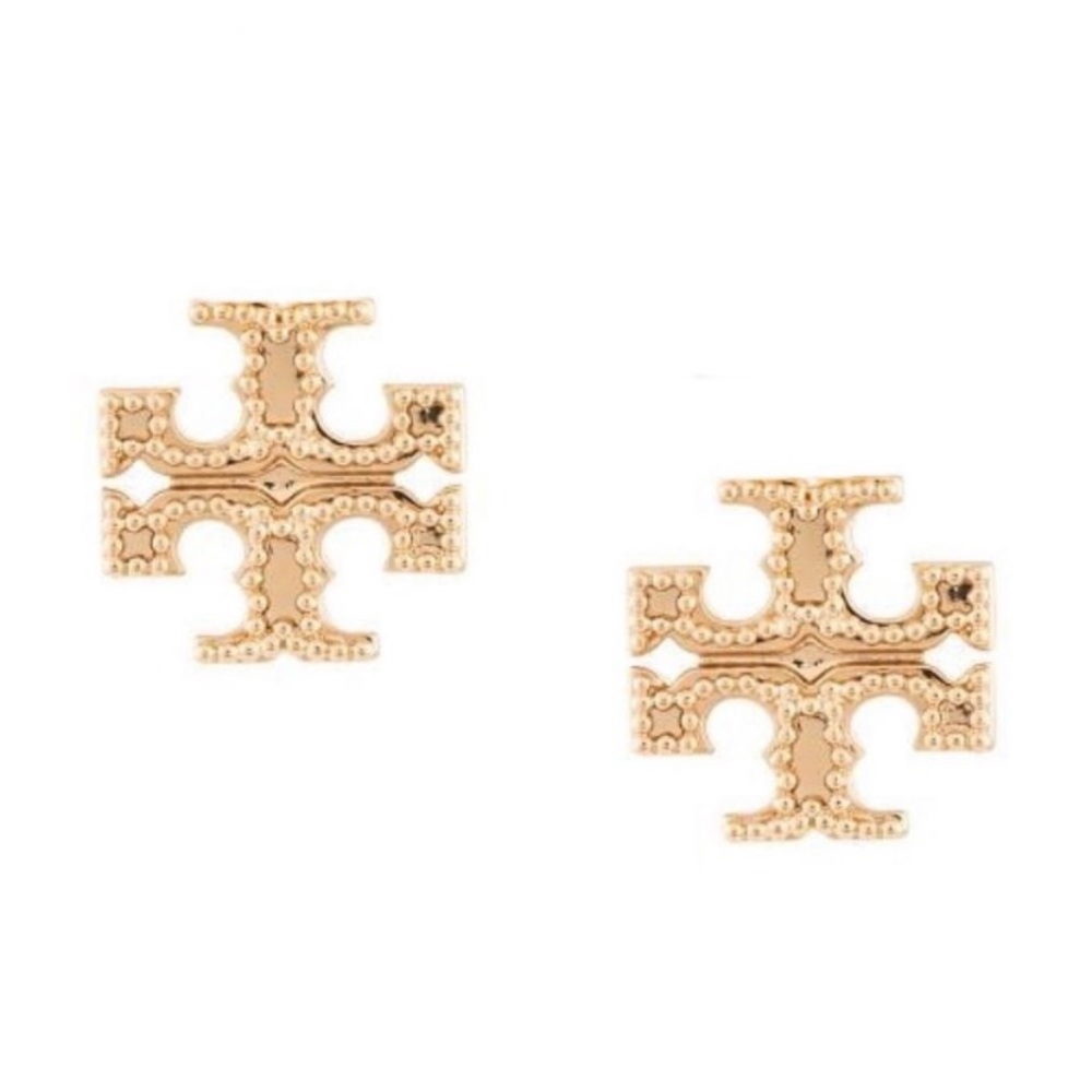 Tory Burch gold stud earrings - Picture 2 of 4